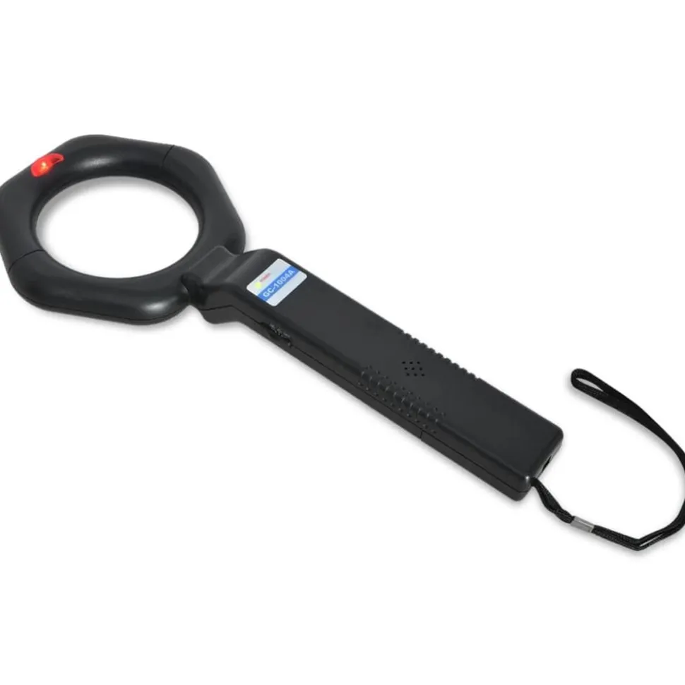 vidaXL Draagbare metaaldetector zwart