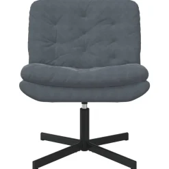vidaXL Draaibare Relaxstoel Donkergrijs 63 x 75 x 76 cm Fluweel