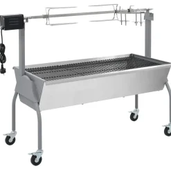 vidaXL Draaispit barbecue met elektrische motor