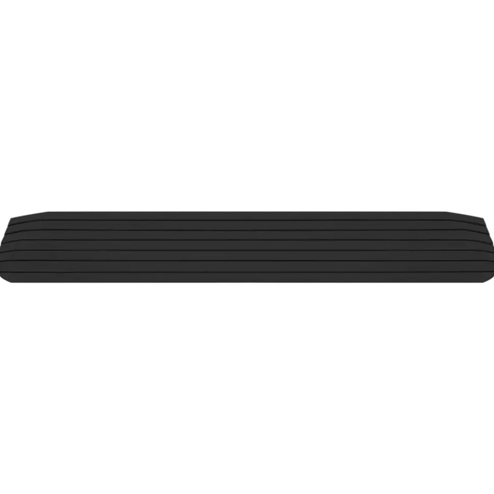 vidaXL Drempelhulp 110x21x2,5 cm rubber