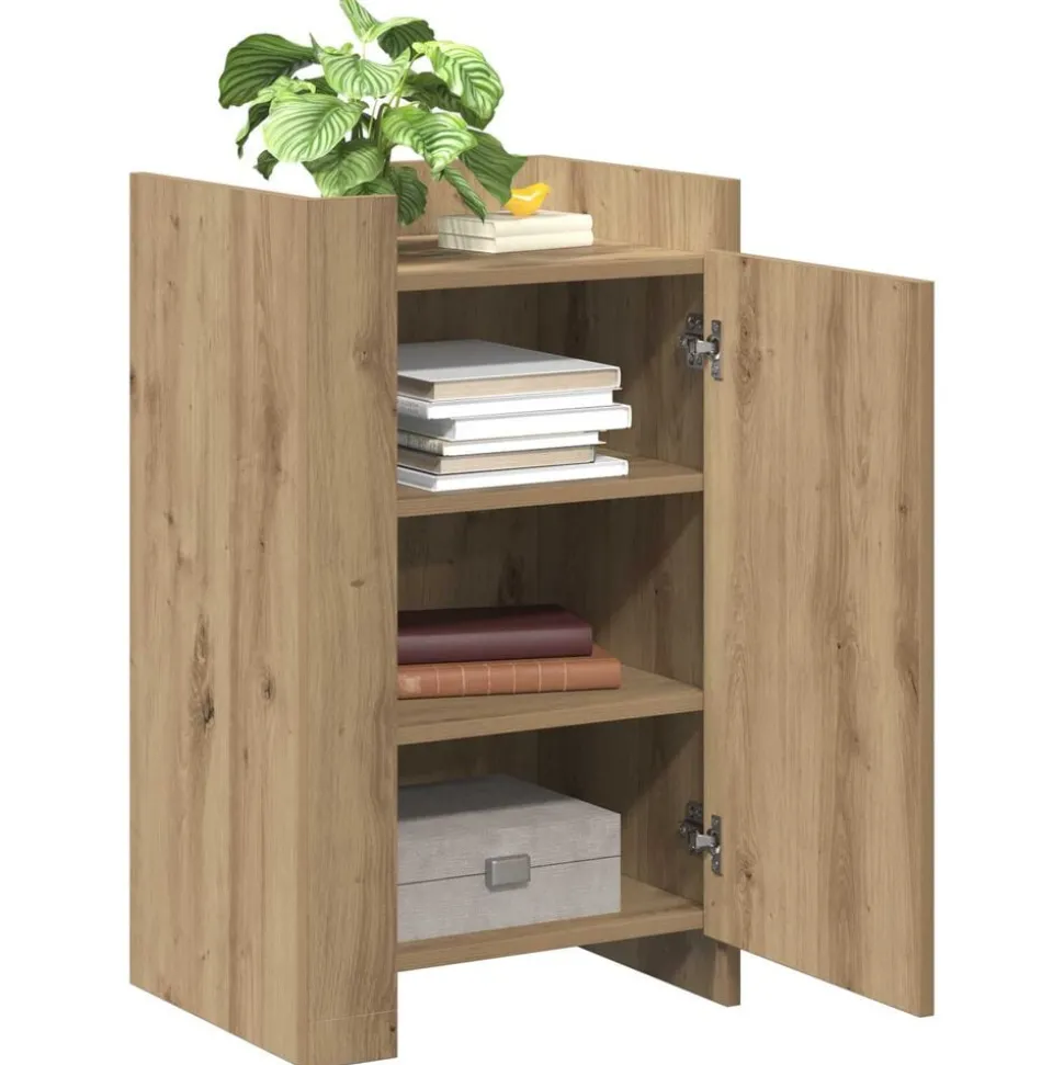 vidaXL Dressoir Artisan Eiken 45 x 35 x 75 cm