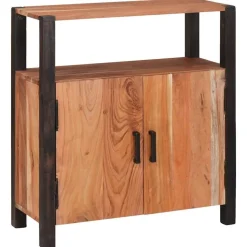 vidaXL Dressoir Bruin 70 x 30 x 75 cm Massief Acaciahout
