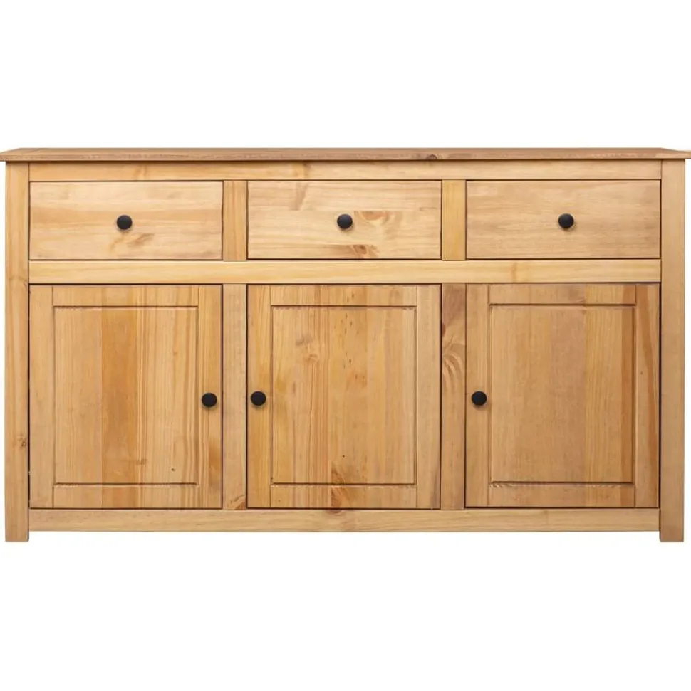 vidaXL Dressoir Panama Range 135x40x80 cm massief grenenhout