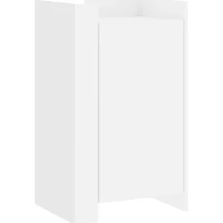vidaXL Dressoir 45x35x75 cm bewerkt hout wit