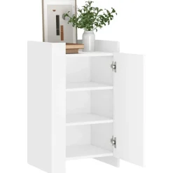 vidaXL Dressoir 45x35x75 cm bewerkt hout wit