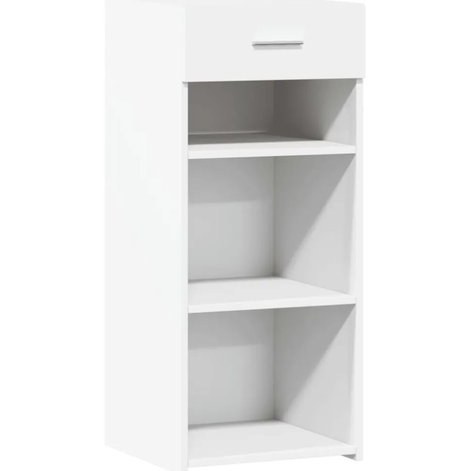 vidaXL Dressoir 40x42,5x93 cm bewerkt hout wit
