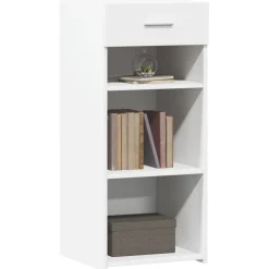 vidaXL Dressoir 40x42,5x93 cm bewerkt hout wit