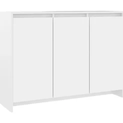 vidaXL Dressoir 102x33x75 cm bewerkt hout wit