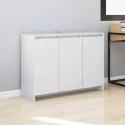vidaXL Dressoir 102x33x75 cm bewerkt hout wit