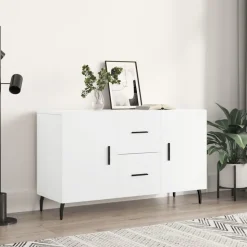 vidaXL Dressoir 100x36x60 cm bewerkt hout wit