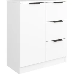 vidaXL Dressoir 60x30x70 cm bewerkt hout wit