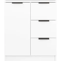 vidaXL Dressoir 60x30x70 cm bewerkt hout wit