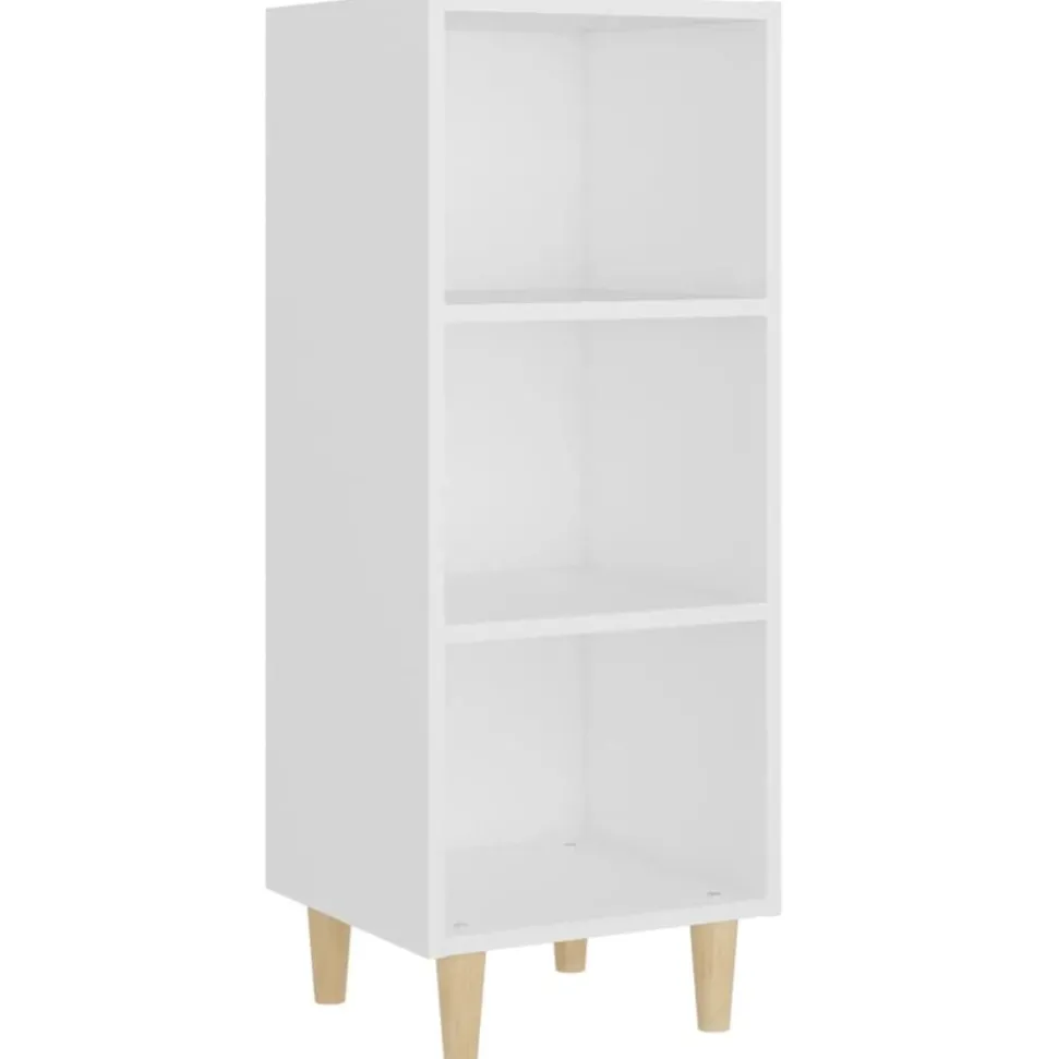 vidaXL Dressoir 34,5x32,5x90 cm bewerkt hout wit