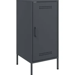 vidaXL Dressoir 36x39x79 cm staal antracietkleurig