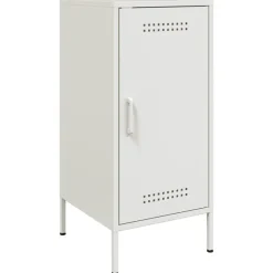 vidaXL Dressoir 36x39x79 cm staal wit