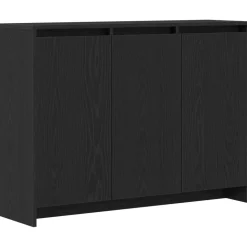vidaXL Dressoir Zwart 102 x 29.5 x 75 cm Bewerkt hout