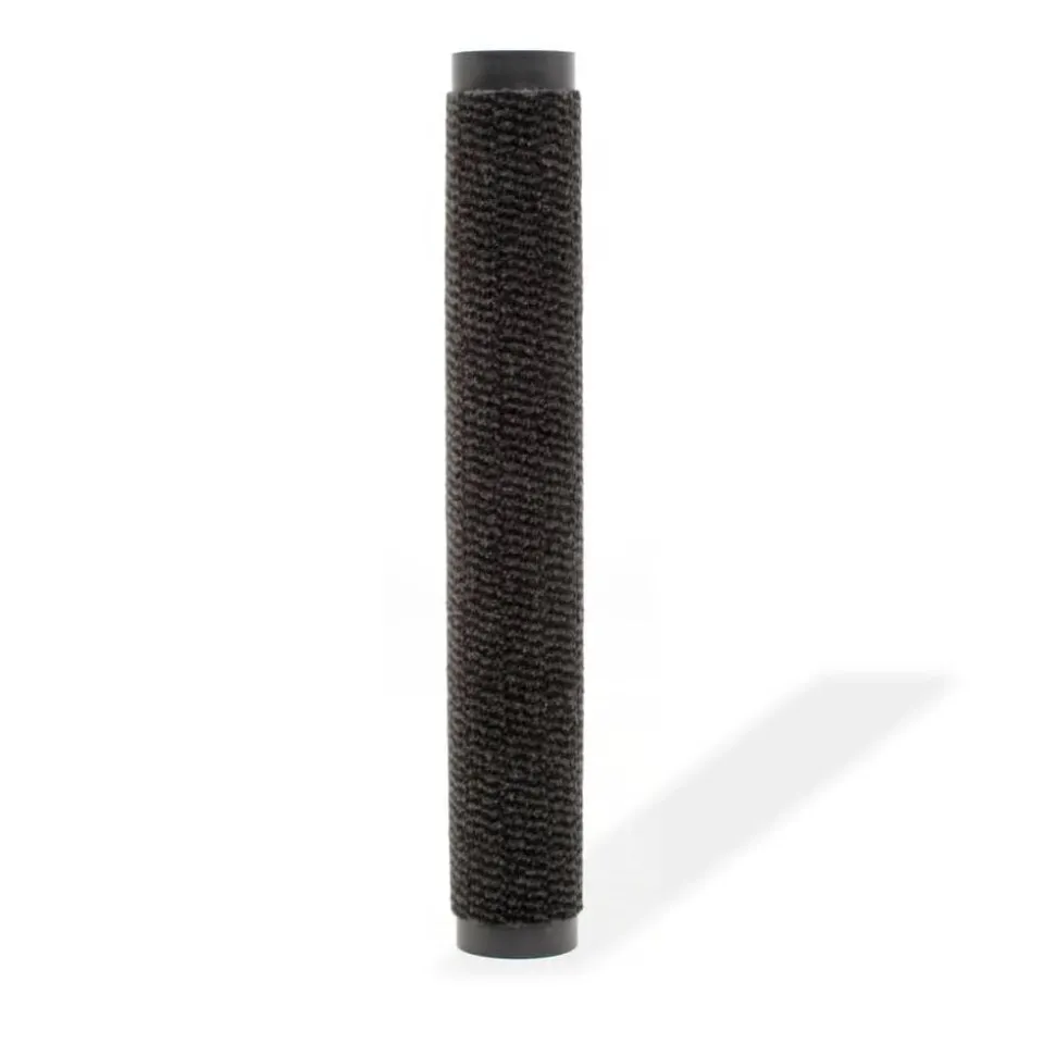vidaXL Droogloopmat rechthoekig getuft 40x60 cm zwart
