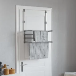 vidaXL Droogrek voor balkon 54x25x42 cm aluminium