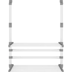 vidaXL Droogrek voor balkon 54x25x42 cm aluminium