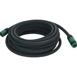 vidaXL Druppelslang 0,6'' 10 m rubber zwart
