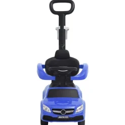 vidaXL Duw-loopauto Mercedes Benz C63 blauw