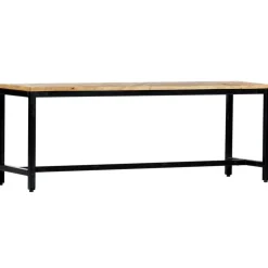 vidaXL Eetbank 120 cm massief ruw mangohout