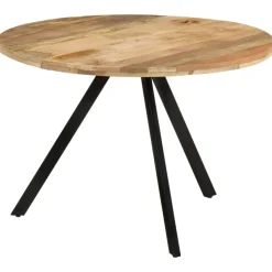 vidaXL Eettafel 110x75 cm massief mangohout