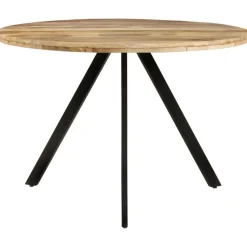 vidaXL Eettafel 110x75 cm massief mangohout