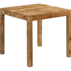 vidaXL Eettafel 82x80x76 cm massief mangohout