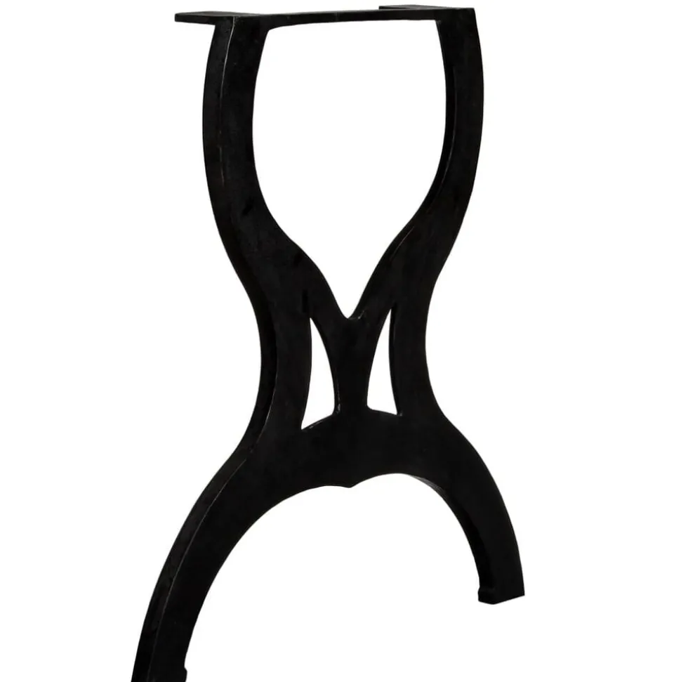 vidaXL Eettafelpoten 2 st X-frame gietijzer