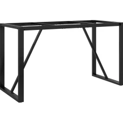 vidaXL Eettafelpoten O-frame 120x60x73 cm staal