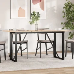 vidaXL Eettafelpoten O-frame 120x60x73 cm staal