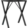 vidaXL Eettafelpoten X-frame 60x50x73 cm staal