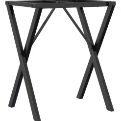 vidaXL Eettafelpoten X-frame 60x50x73 cm staal