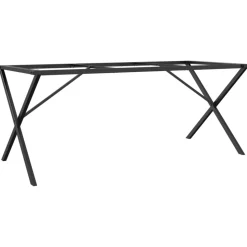 vidaXL Eettafelpoten X-frame 160x80x73 cm staal