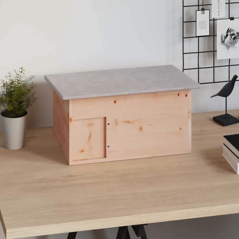 vidaXL Egelhuis 45x33x22 cm hout