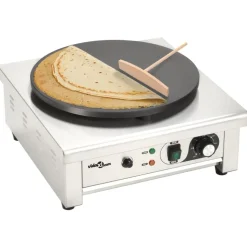 vidaXL Elektrische crêpemaker met lekbakje 40 cm 3000 W