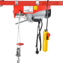 vidaXL Elektrische lier 1000 W 200/400 kg