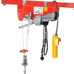 vidaXL Elektrische lier 500 W 100/200 kg