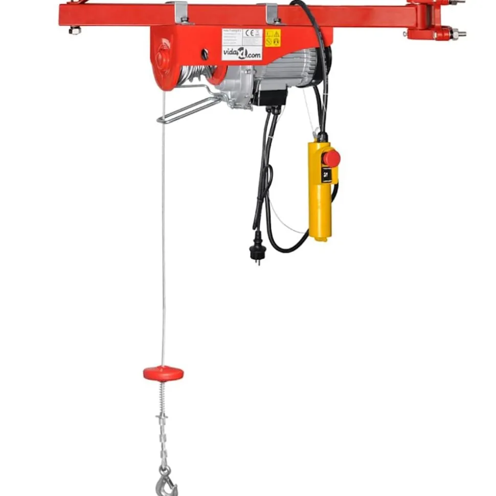 vidaXL Elektrische lier 1300 W 400/800 kg