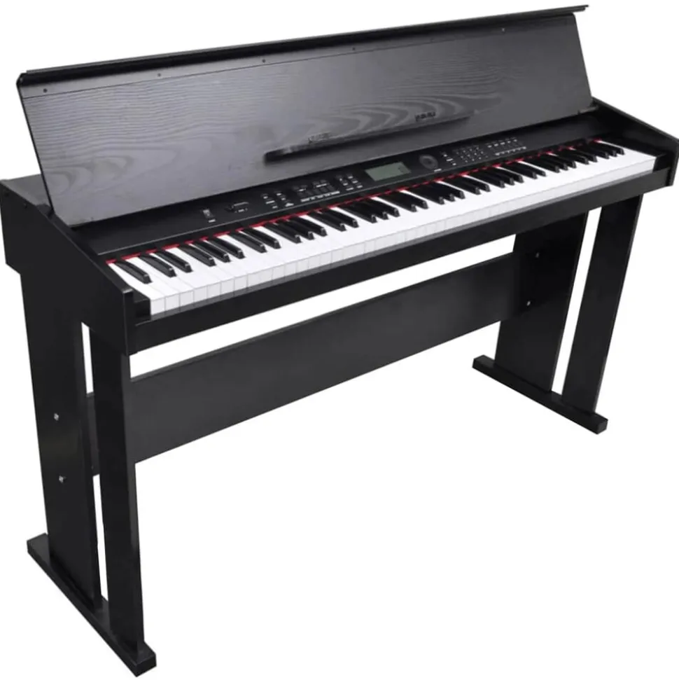 vidaXL Elektronische/Digitale piano met 88 toetsen en bladhouder