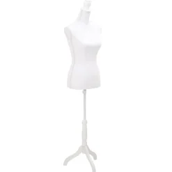 vidaXL Etalagepop torso vrouw wit