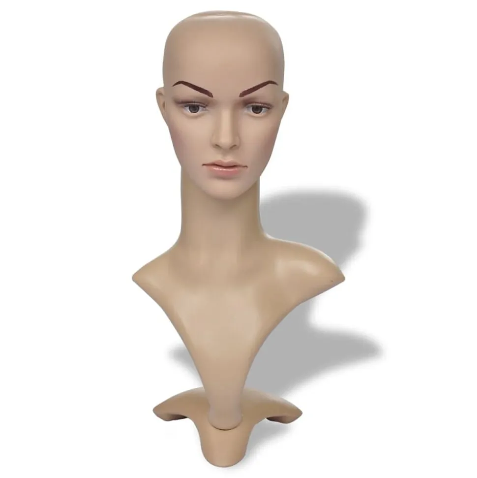 vidaXL Etalagepop vrouw hoofd A