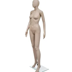 vidaXL Etalagepop vrouw rond hoofd