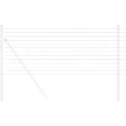 vidaXL Euro Hek 0,4 x 10 m PVC-gecoat ijzer