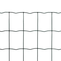 vidaXL Euro hek 10x0,8 m staal groen