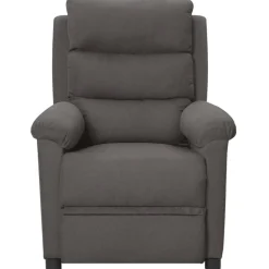 vidaXL Fauteuil elektrisch verstelbaar stof donkergrijs