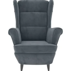 vidaXL Fauteuil fluweel donkergrijs