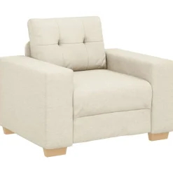 vidaXL Fauteuil Linnen 100x78x80 cm