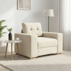 vidaXL Fauteuil Linnen 100x78x80 cm